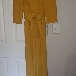 Antonia Melani Gorgeous Yellow Jumpsuit Size 4
